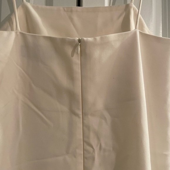 Zara Strapless Cream Dress - Picture 5 of 8